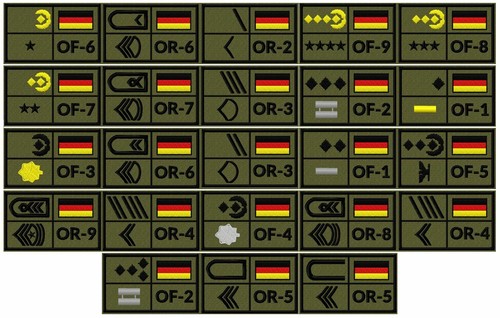 Rangabzeichen quer heer - rangabzeichen,